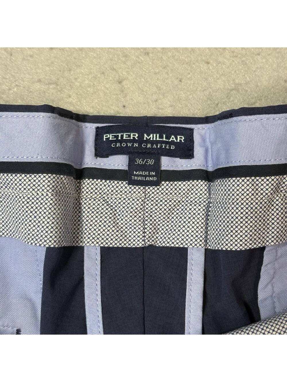 Peter Millar Crown Crafted Men’s Performance Golf Pants 36x30 Blue Casual - Picture 5 of 13